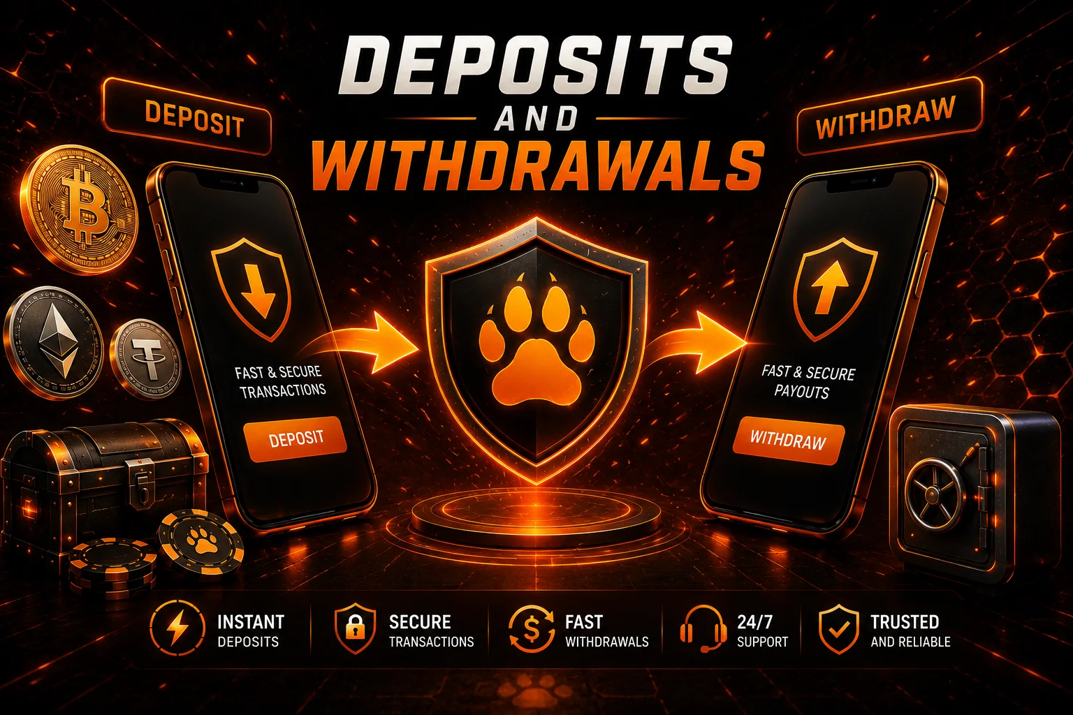 Deposits and Withdrawals